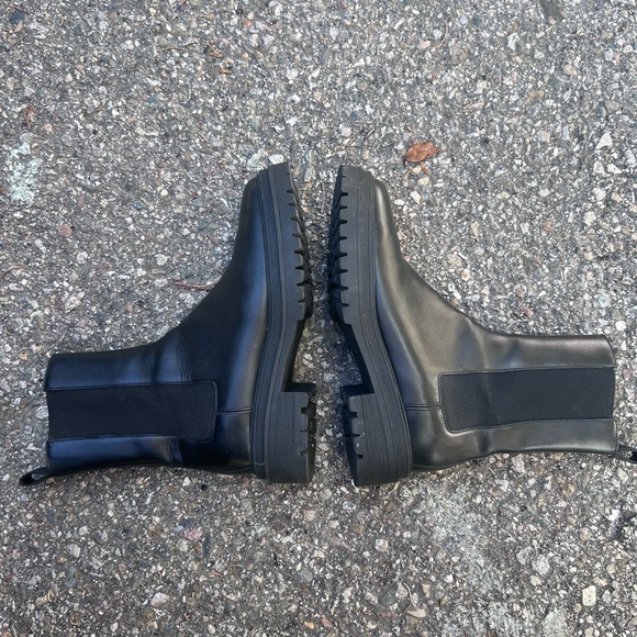 ba&sh CODA Leather Chelsea Boots - Picture 4 of 10